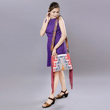 American Darling Cross Body Saddle Blanket Genuine Leather Western Women Bag Handbag Purse | Crossbody for Cute
